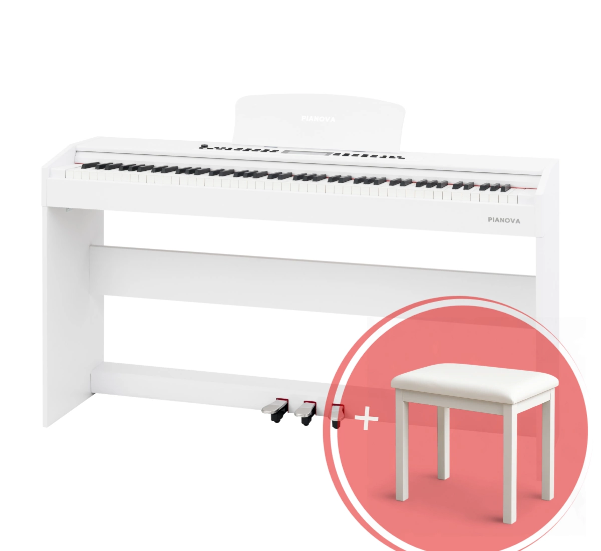 Цифровое пианино PIANOVA MA-400 WH